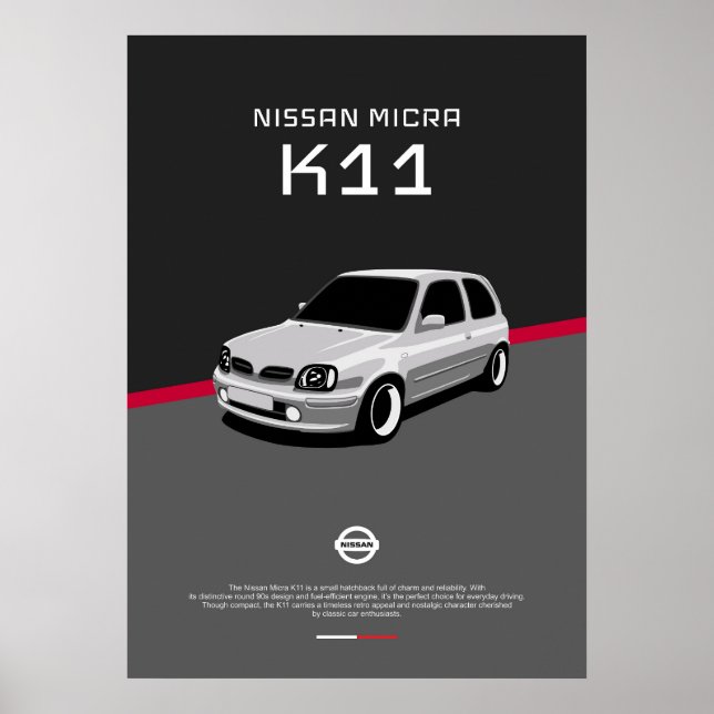 Póster Nissan Micra K11 (Frente)