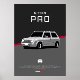 Póster Nissan Pao