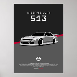 PÓSTER NISSAN SILVIA S13