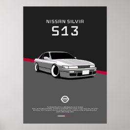 PÓSTER NISSAN SILVIA S13