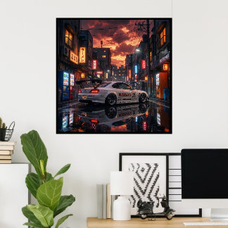 Póster Nissan Silvia S15 JTCC