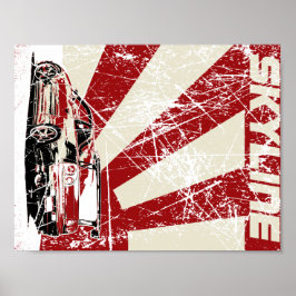 Póster Nissan Skyline