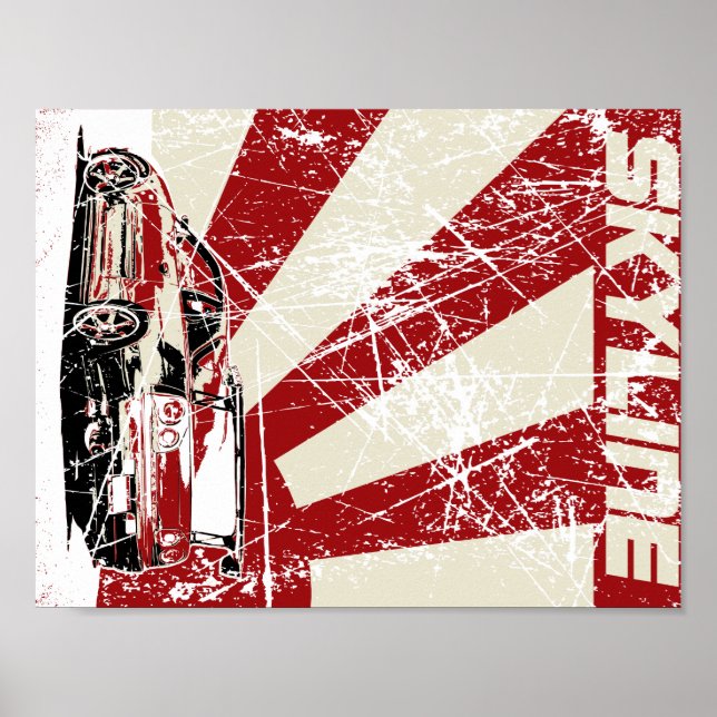 Póster Nissan Skyline (Frente)