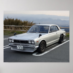 Póster Nissan Skyline 1971 2000GT GT-r