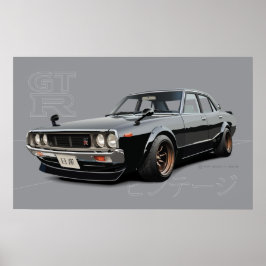 Póster Nissan Skyline 2000GT-R