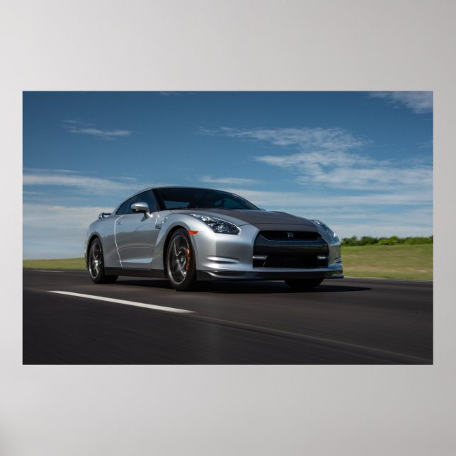 Póster Nissan Skyline R35 GT-R (Frente)