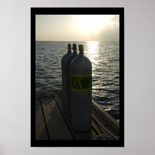 Póster Nitrox Scuba Tanks