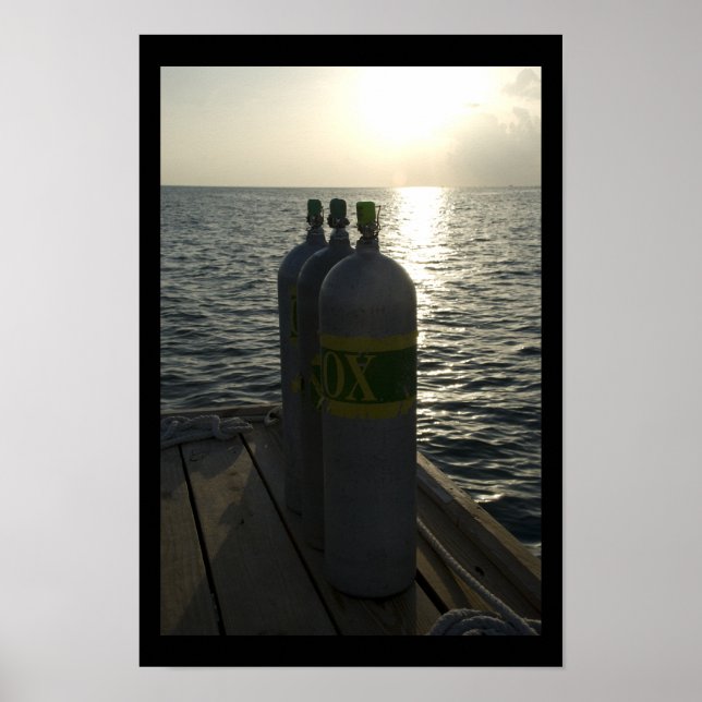 Póster Nitrox Scuba Tanks (Frente)