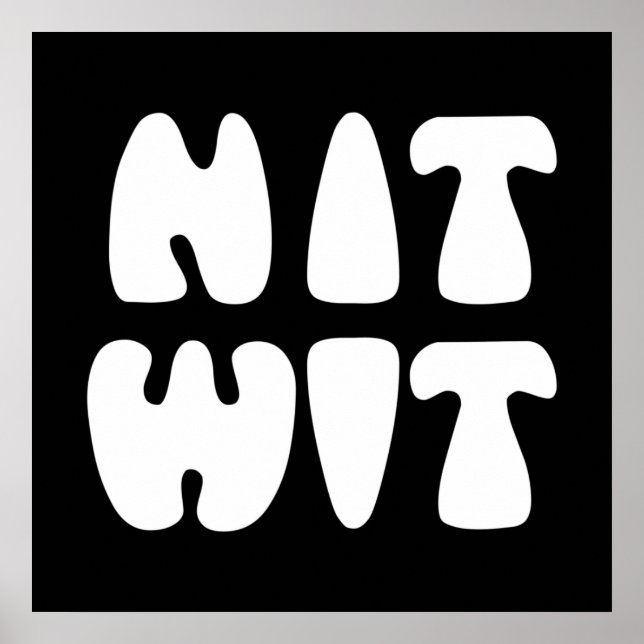 PÓSTER NITWIT (Frente)
