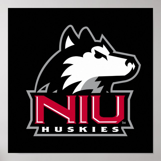 Póster NIU Huskies (Frente)