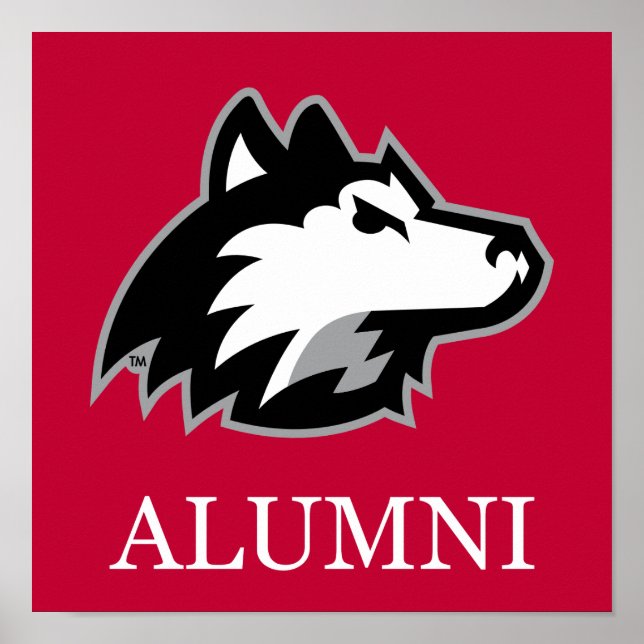 Póster NIU Huskies Alumni (Frente)