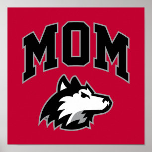 Póster NIU Huskies Mamá