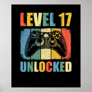 Póster Nivel 17 desbloqueado