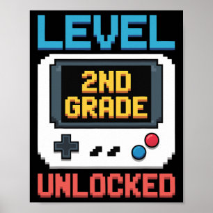 Póster Nivel 2do Grado Desbloqueado Ck Para Colegio Jugad