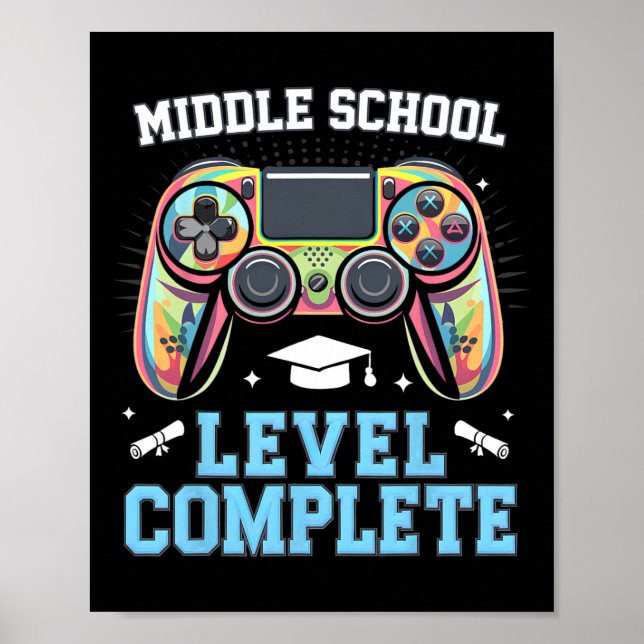 Póster Nivel de escuela intermedia completo último día de (Frente)