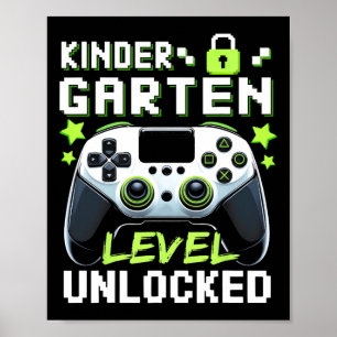 Póster Nivel de jardín de infantes desbloqueado Videojuga