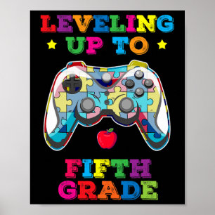 Póster Nivelación De Hasta El Quinto Grado De Autismo Gam