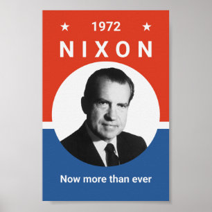 Póster Nixon - Ahora más que nunca - 1972