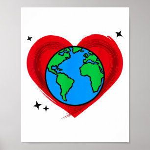 Póster Niza Madre Tierra Protección Ambiental