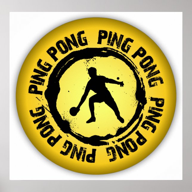 Póster Niza Ping Pong Seal (Frente)