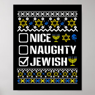 Póster Niza Rata Judío Hanukkah Chanukah Judio Sweat