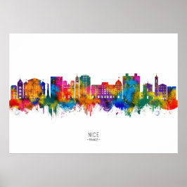 Póster Niza Skyline