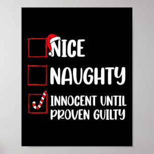 Póster Niza traviesa inocente hasta cristiana culpable de