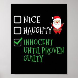 Póster Niza traviesa inocente hasta cristiana culpable de
