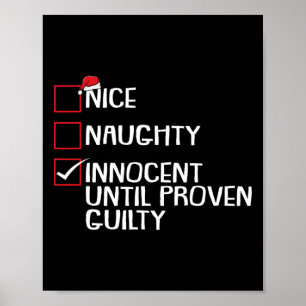 Póster Niza traviesa inocente hasta cristiana culpable de