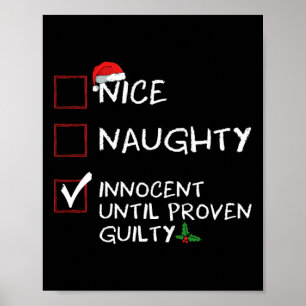 Póster Niza traviesa inocente hasta cristiana culpable de