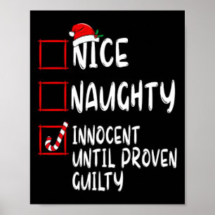Póster Niza traviesa inocente hasta cristiana culpable de