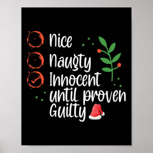 Póster Niza traviesa inocente hasta cristiana culpable de