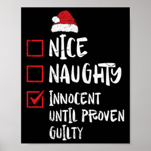 Póster Niza traviesa inocente hasta cristiana culpable de