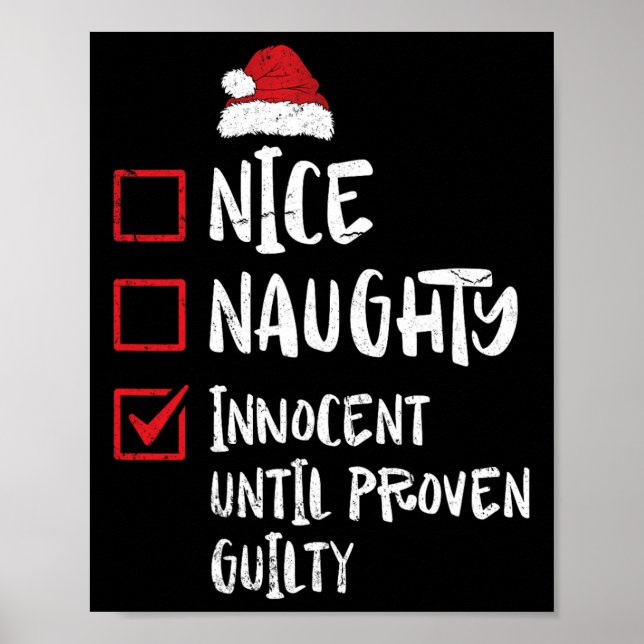 Póster Niza traviesa inocente hasta cristiana culpable de (Frente)