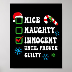 Póster Niza traviesa inocente hasta cristiana culpable de