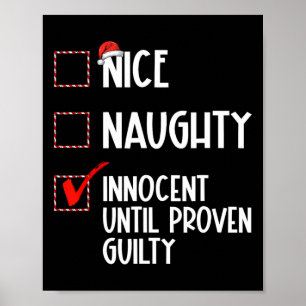 Póster Niza traviesa inocente hasta cristiana culpable de