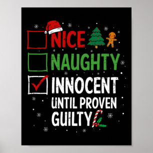 Póster Niza traviesa inocente hasta cristiana culpable de