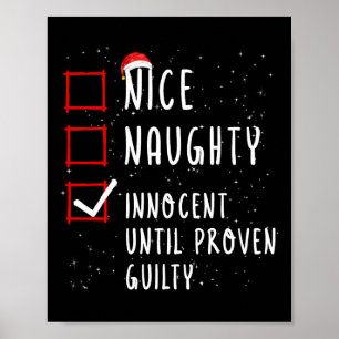Póster Niza traviesa inocente hasta cristiana culpable de