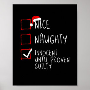 Póster Niza traviesa inocente hasta cristiana culpable de