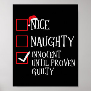 Póster Niza traviesa inocente hasta cristiana culpable de