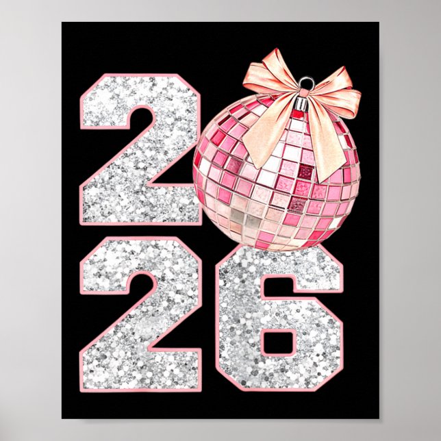 Póster Nk Coquette 2026 New Year Shirt _ Aesthetic Holida (Frente)