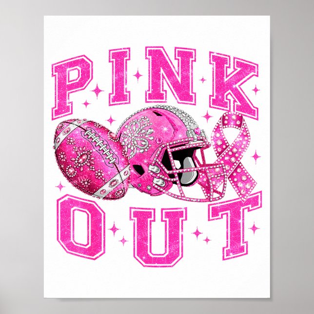 Póster Nk Out Tackle Breast Cancer Awareness Football Nk  (Frente)