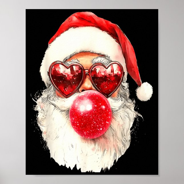 Póster Nk Santa Christmas Bubble Gum Nk Sungles  (Frente)