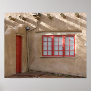 Póster NM, Nuevo México, Santa Fe, Canyon Road, legendari