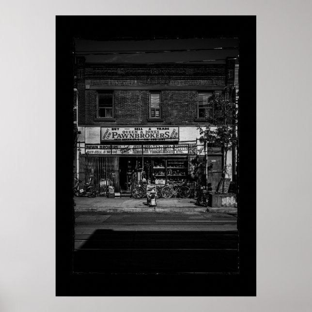 Póster No 1030 Reina St E 3 con frontera (Frente)