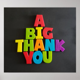 Póster No: 202 UN GRAN GRACIAS poster DE TFDG