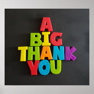 Póster No: 202 UN GRAN GRACIAS poster DE TFDG