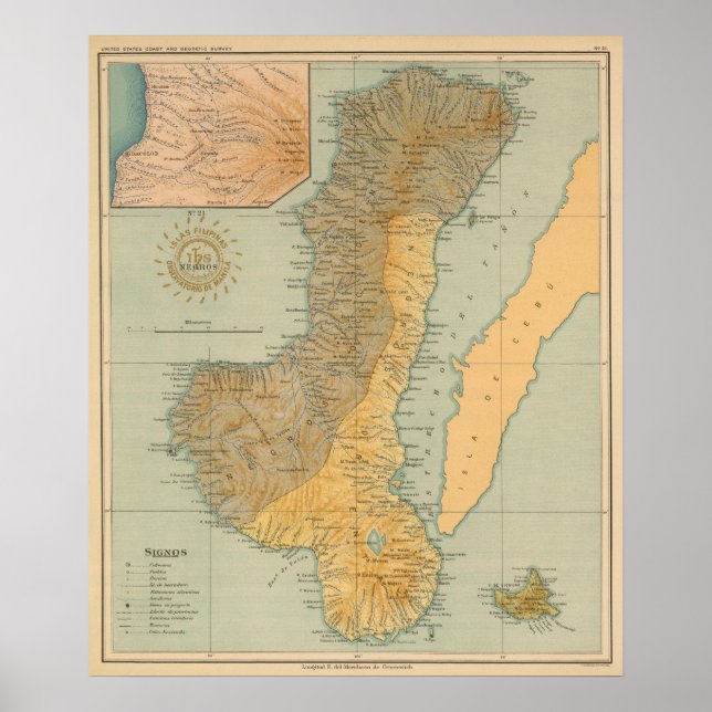 Póster No 21 Negros (Frente)