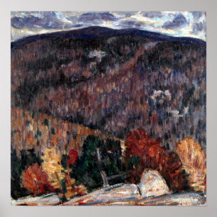 Póster No. 25 del paisaje de Marsden Hartley