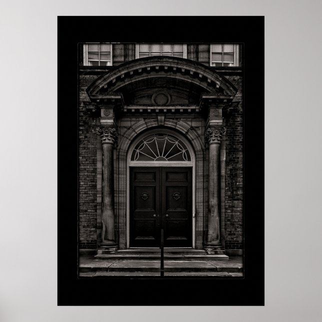 Póster No 27 King's College Circle 1 con frontera (Frente)